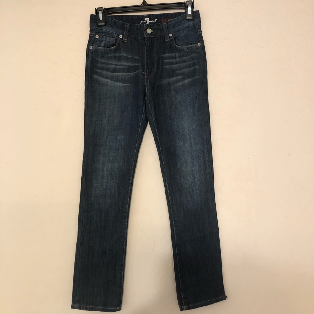 7 For All Mankind Slimmy Jeans Sz 10